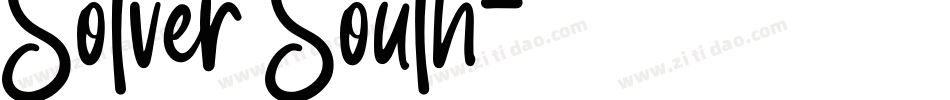Solver South字体转换
